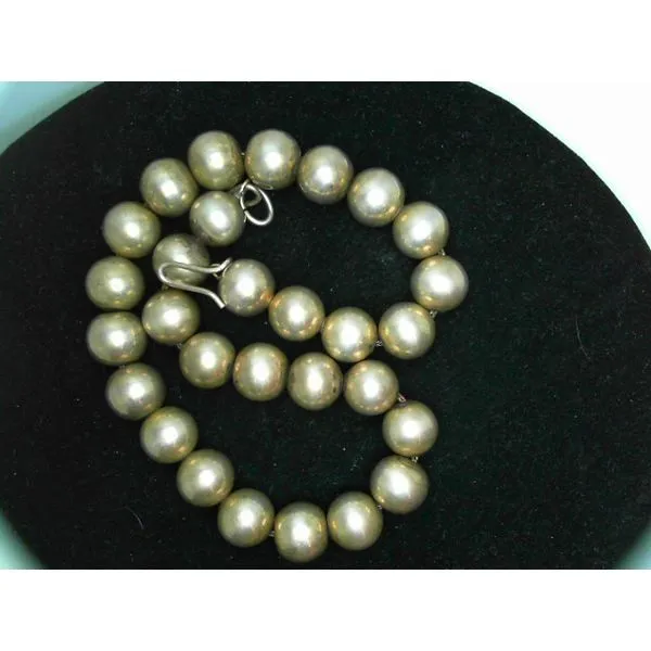 15" Vintage Sterling Silver Navajo Pearl Necklace Chipper's Jewelry Bonney Lake, WA