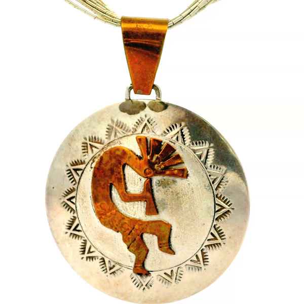 Sterling Silver Kokapelli Necklace Chipper's Jewelry Bonney Lake, WA
