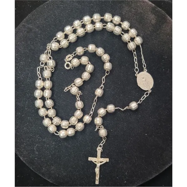 Vintage Sterling Silver Rosary Beads Chipper's Jewelry Bonney Lake, WA