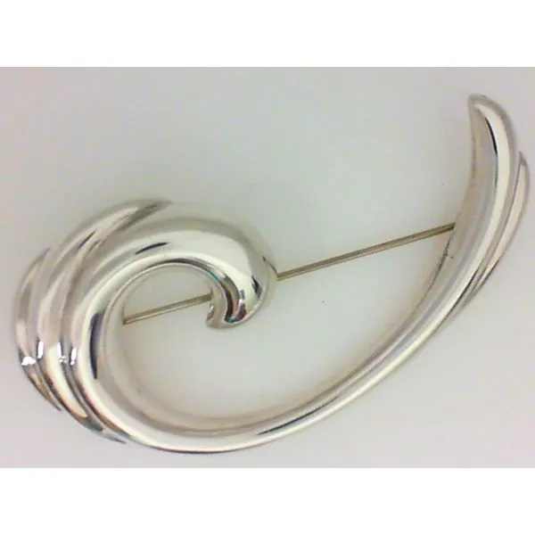 Sterling Silver Swirl Brooch Chipper's Jewelry Bonney Lake, WA