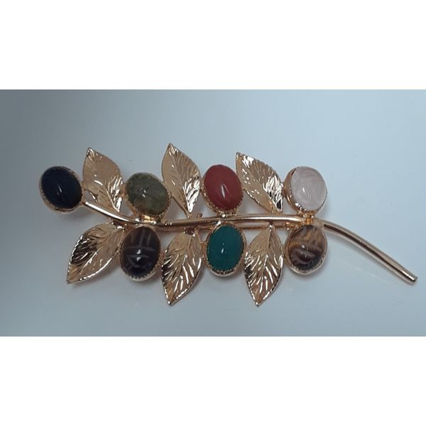 Plated 925 Brooch with Scarab Beetle Cabachons Chipper's Jewelry Bonney Lake, WA