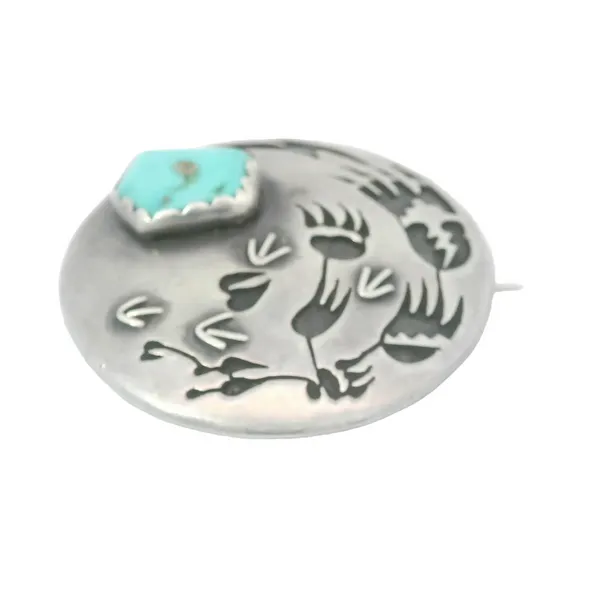 Vintage Navajo Sterling Silver Brooch Chipper's Jewelry Bonney Lake, WA