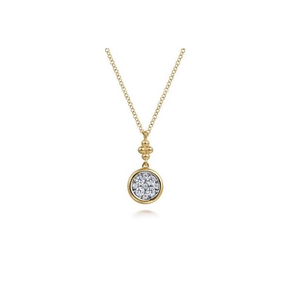 14K Yellow Natural Diamond 17.5 inch Necklace Christopher's Fine Jewelry Pawleys Island, SC