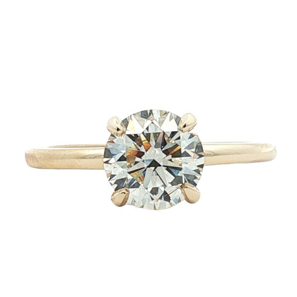 1.50ct Round Brilliant Diamond Solitaire Engagement Ring in 14k Yellow Gold Clark's Diamond Jewelers Coeur d'Alene, ID