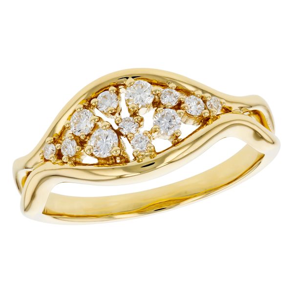 Diamond Fashion Ring in 14k Yellow Gold Clark's Diamond Jewelers Coeur d'Alene, ID
