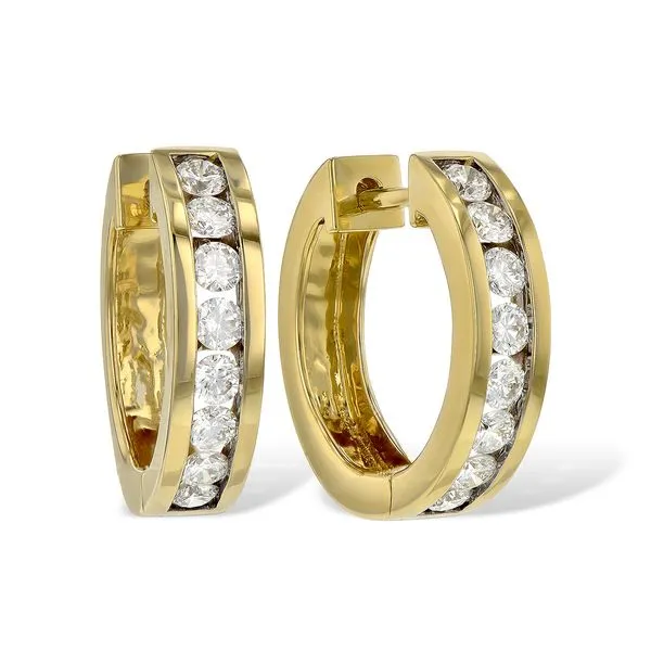 Diamond Hoop Earrings Clark's Diamond Jewelers Coeur d'Alene, ID