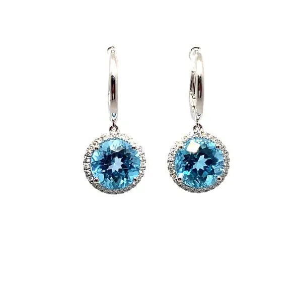 Blue Topaz Earrings Clark's Diamond Jewelers Coeur d'Alene, ID