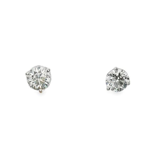 1.02ctw Diamond Martini Stud Earrings in 14k White Gold Clark's Diamond Jewelers Coeur d'Alene, ID