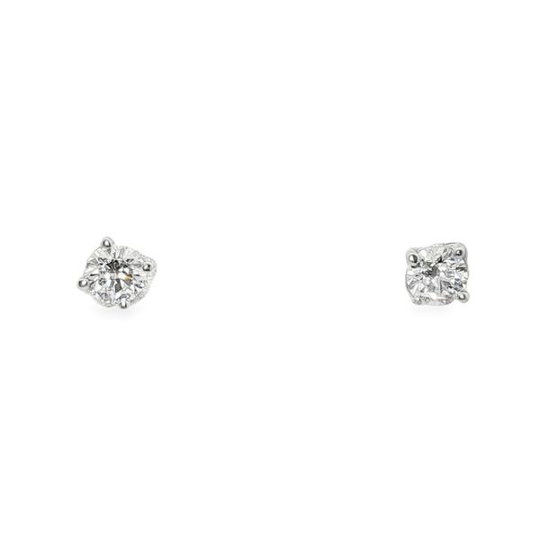 0.27ctw Round Diamond Stud Earrings in 14k White Gold Clark's Diamond Jewelers Coeur d'Alene, ID