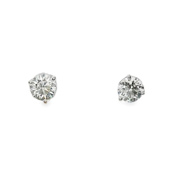 1.02ctw Diamond Martini Stud Earrings in 14k White Gold Clark's Diamond Jewelers Coeur d'Alene, ID