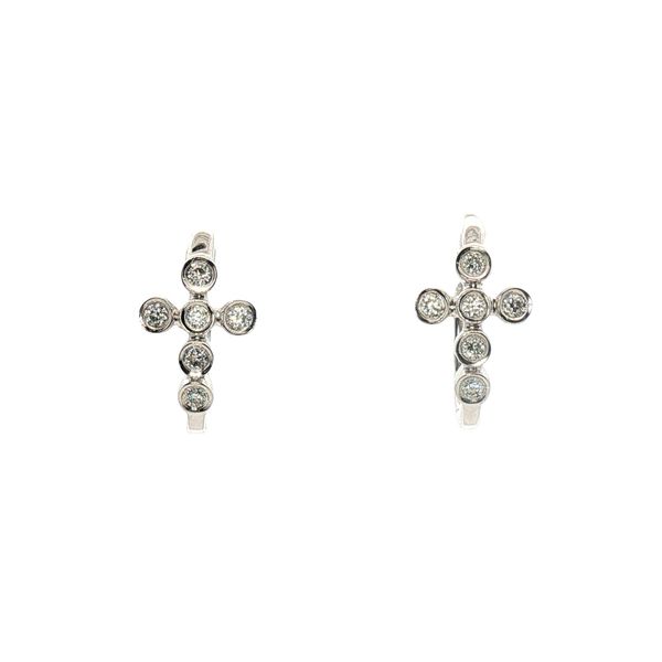 Diamond Cross Earrings Clark's Diamond Jewelers Coeur d'Alene, ID