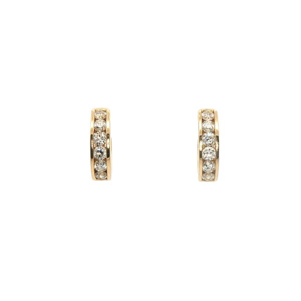 Diamond Huggie Earrings Clark's Diamond Jewelers Coeur d'Alene, ID