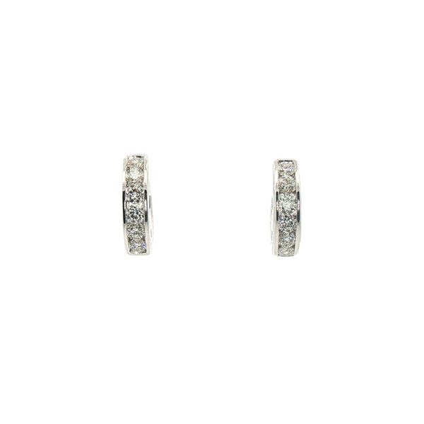 Diamond Huggie Earrings Clark's Diamond Jewelers Coeur d'Alene, ID