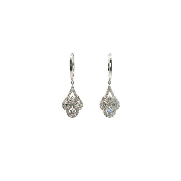 Fancy Diamond Drop Earrings Clark's Diamond Jewelers Coeur d'Alene, ID