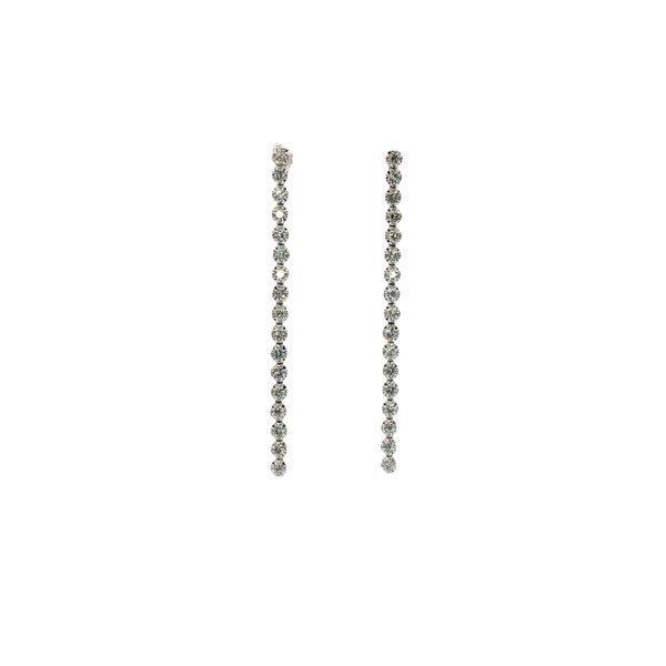 Diamond Drop Strand Earrings Clark's Diamond Jewelers Coeur d'Alene, ID