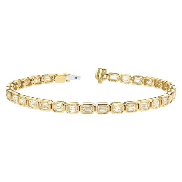 Emerald Cut Diamond Bracelet Clark's Diamond Jewelers Coeur d'Alene, ID
