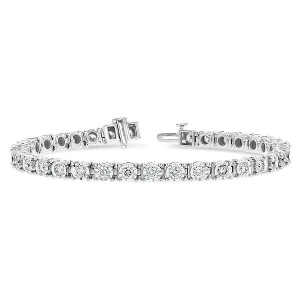 3.00ct Diamond Tennis Bracelet in 14k White Gold Clark's Diamond Jewelers Coeur d'Alene, ID