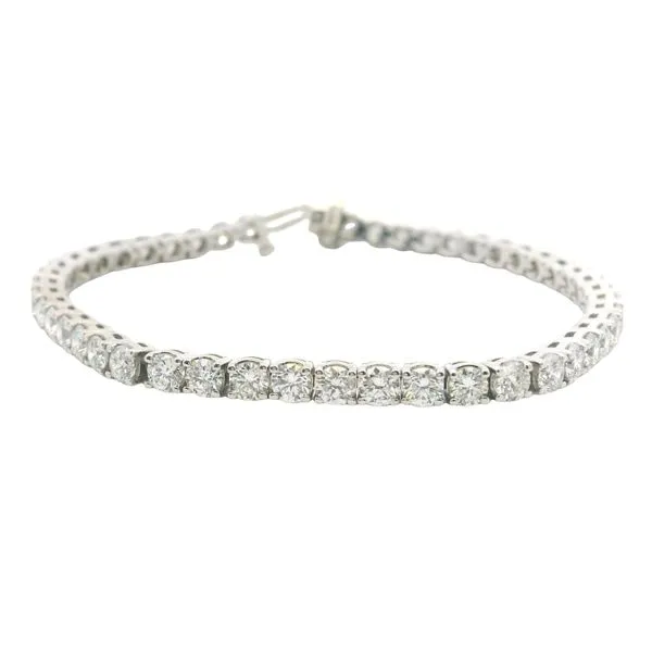 7.66cttw Diamond Tennis Bracelet in 14k White Gold Clark's Diamond Jewelers Coeur d'Alene, ID