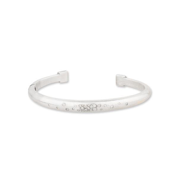Diamond Satin Finish Bangle Clark's Diamond Jewelers Coeur d'Alene, ID