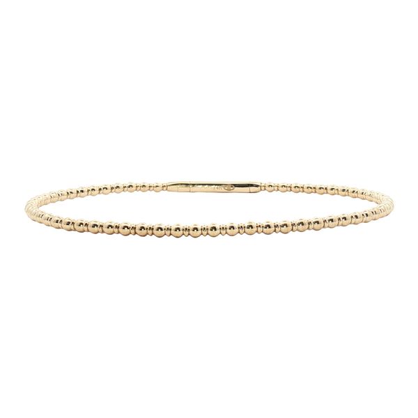 Bubble Flex Bangle in 14k Yellow Gold Clark's Diamond Jewelers Coeur d'Alene, ID