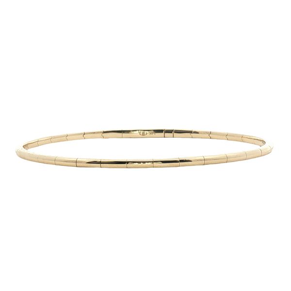 Flex Bangle in 14k Yellow Gold Clark's Diamond Jewelers Coeur d'Alene, ID