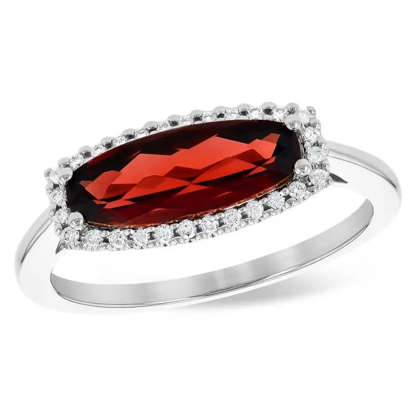 Garnet Ring Clark's Diamond Jewelers Coeur d'Alene, ID