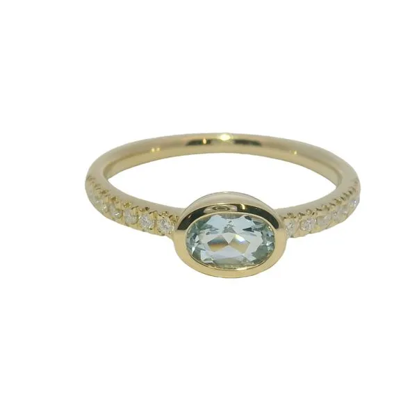 Aquamarine Ring Clark's Diamond Jewelers Coeur d'Alene, ID