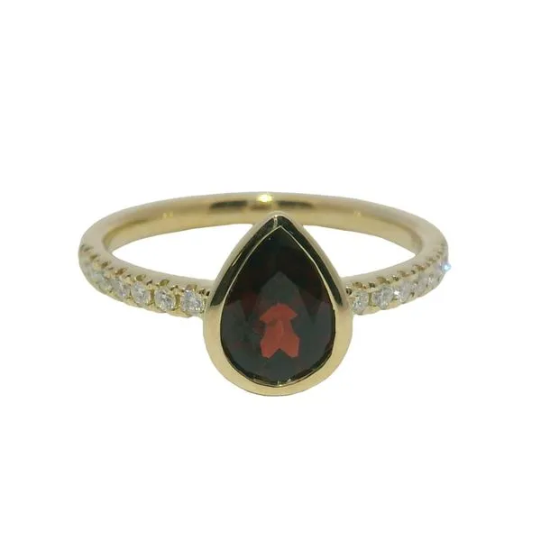 Garnet Ring Clark's Diamond Jewelers Coeur d'Alene, ID