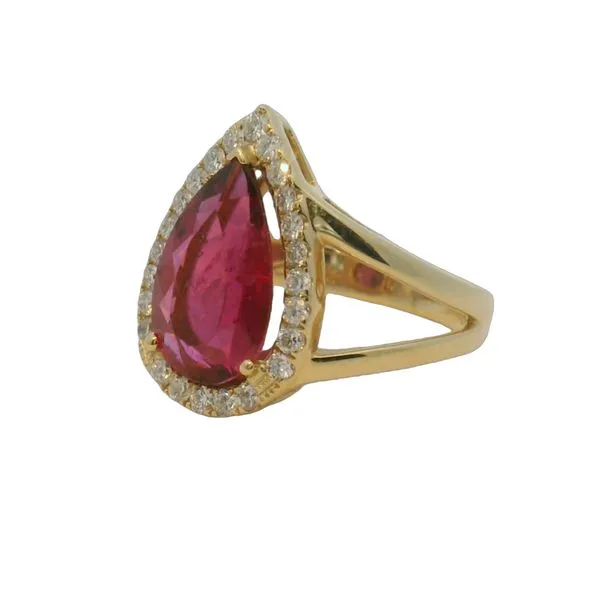 Rubelite Ring Image 2 Clark's Diamond Jewelers Coeur d'Alene, ID