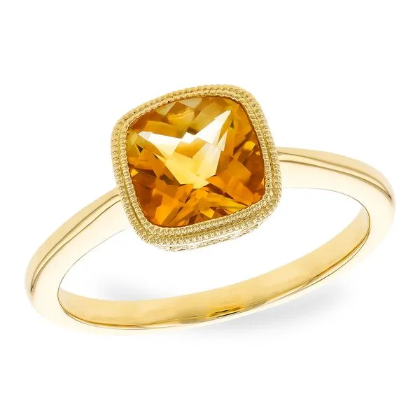 1.25ct Citrine Ring in 14k Yellow Gold Clark's Diamond Jewelers Coeur d'Alene, ID
