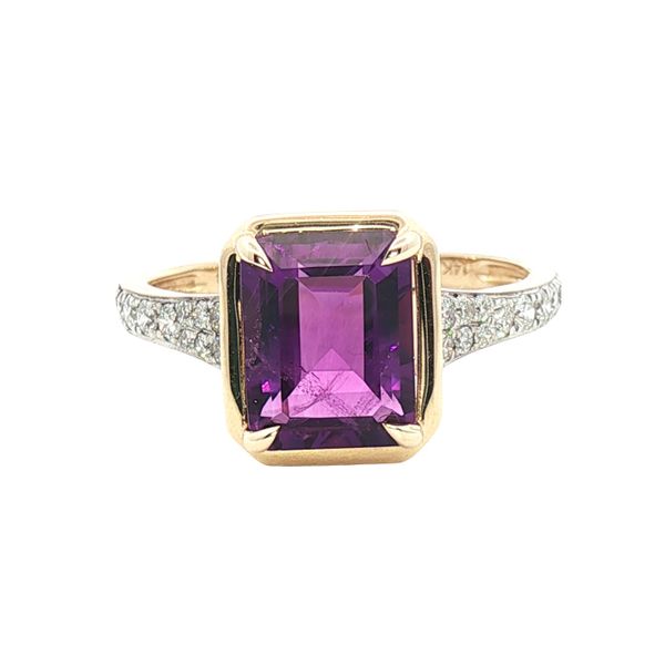 2.04ct Amethyst Ring in 14k Two-Tone Gold Clark's Diamond Jewelers Coeur d'Alene, ID