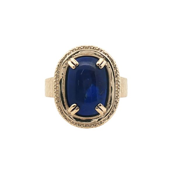 3.67ct Lapis Ring in 14k Yellow Gold Clark's Diamond Jewelers Coeur d'Alene, ID
