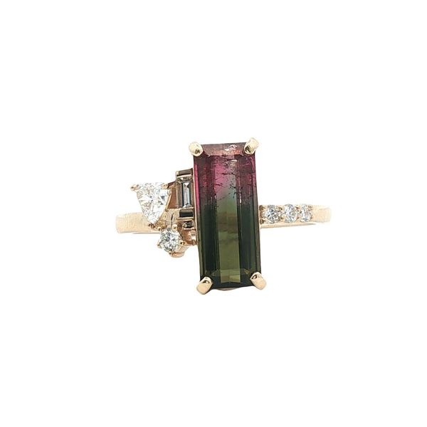 Jeweler Jane Tourmaline Ring in 14k Yellow Gold Clark's Diamond Jewelers Coeur d'Alene, ID