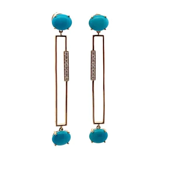 Turquoise Earrings Clark's Diamond Jewelers Coeur d'Alene, ID