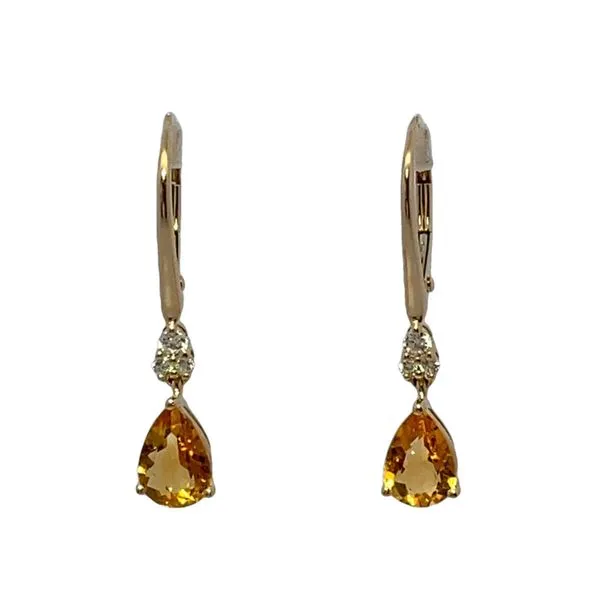 Citrine Earrings Clark's Diamond Jewelers Coeur d'Alene, ID
