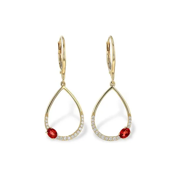 Garnet Earrings Clark's Diamond Jewelers Coeur d'Alene, ID