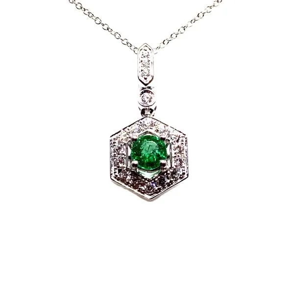 Emerald Pendant Clark's Diamond Jewelers Coeur d'Alene, ID