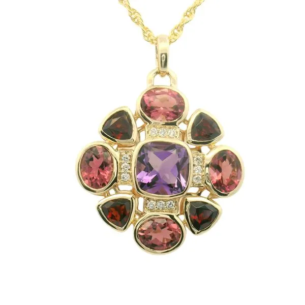 Colored Stone Necklace Clark's Diamond Jewelers Coeur d'Alene, ID