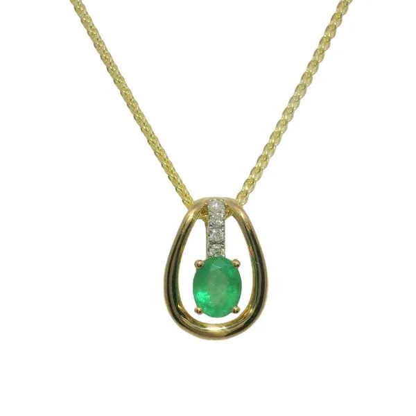 Emerald Pendant Clark's Diamond Jewelers Coeur d'Alene, ID