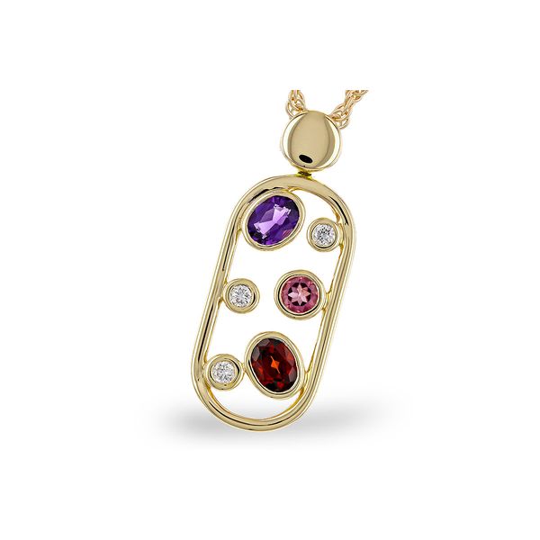Semi-Precious Pendant in 14k Yellow Gold Clark's Diamond Jewelers Coeur d'Alene, ID