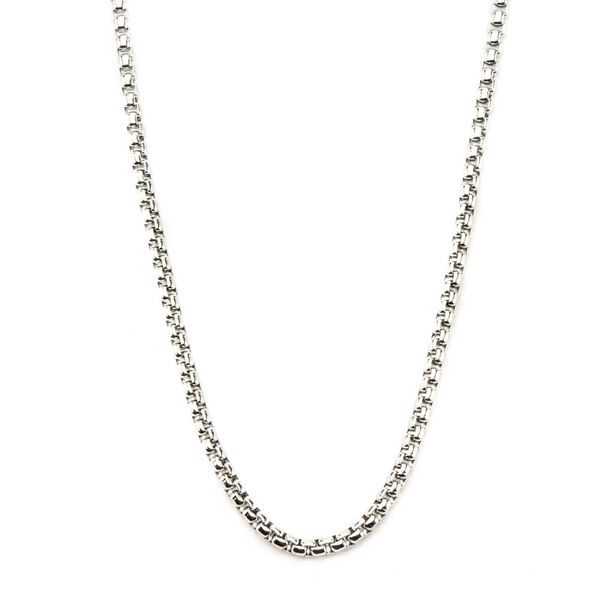 3mm Steel Round Box Chain - 22