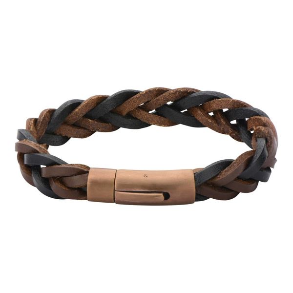 Braided Leather Bracelet Clark's Diamond Jewelers Coeur d'Alene, ID