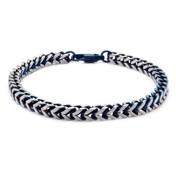 Blue Franco Chain Bracelet Clark's Diamond Jewelers Coeur d'Alene, ID