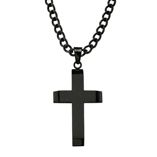 Black Resin Cross Clark's Diamond Jewelers Coeur d'Alene, ID