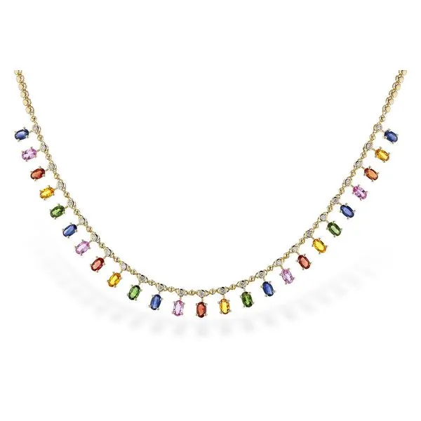 Sapphire Necklace Clark's Diamond Jewelers Coeur d'Alene, ID