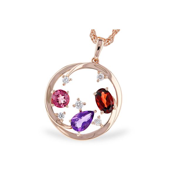 Semi-Precious Pendant in 14k Rose Gold Clark's Diamond Jewelers Coeur d'Alene, ID