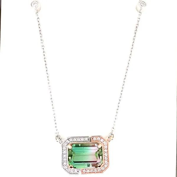 Tourmaline Necklace Image 2 Clark's Diamond Jewelers Coeur d'Alene, ID