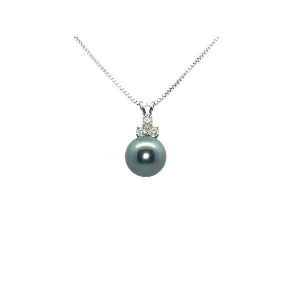 Black Tahitian Pearl Pendant Clark's Diamond Jewelers Coeur d'Alene, ID