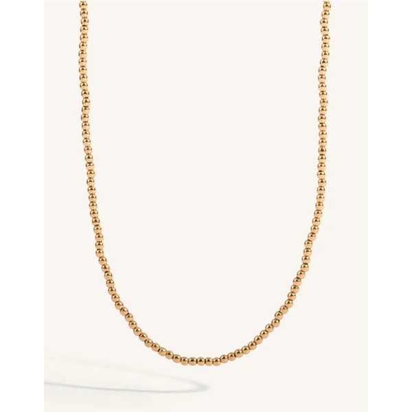 14kt Gold Filled Bead Necklace 15-18