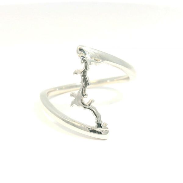 10k White Gold Coeur d'Alene Lake Ring - Size 10 Clark's Diamond Jewelers Coeur d'Alene, ID